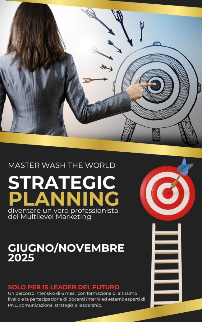 MASTER WASH THE WORLD  SOLO PER 15 LEADER  DEL FUTURO