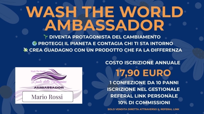 wash the world ambassador